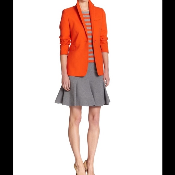 Akris Punto Jackets & Blazers - Akris Punto orange wool tricot blazer S 4